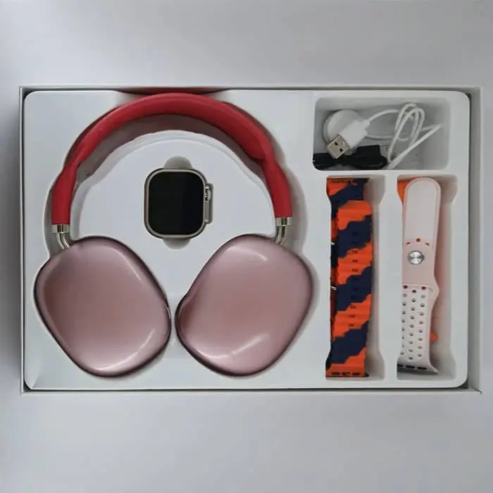 Apple Watch model P9 + headphones + 7 bands