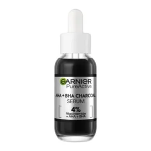 Charcoal and moisturizing serum